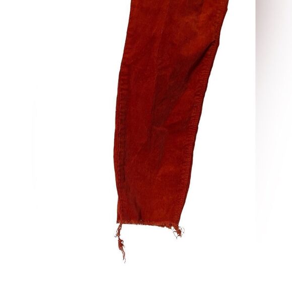 Cello 3 straight leg corduroy pants orange rust burnt orange GUC women’s - Picture 8 of 8